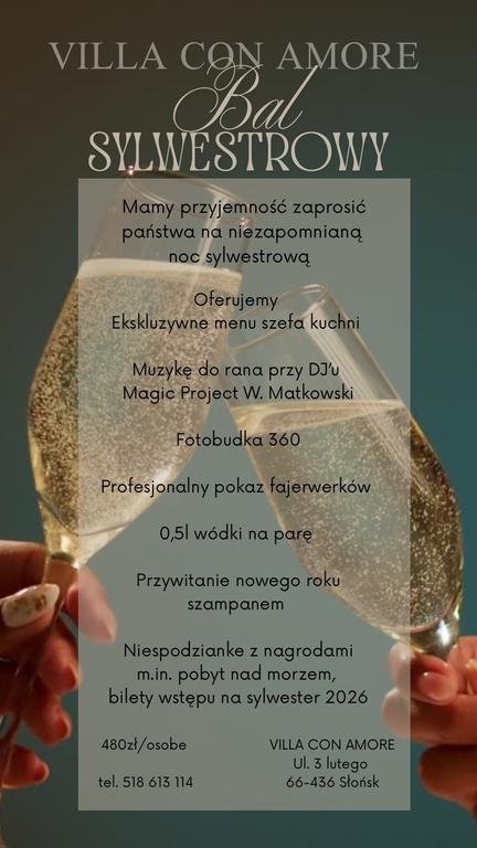 SYLWESTER Villa Con Amore