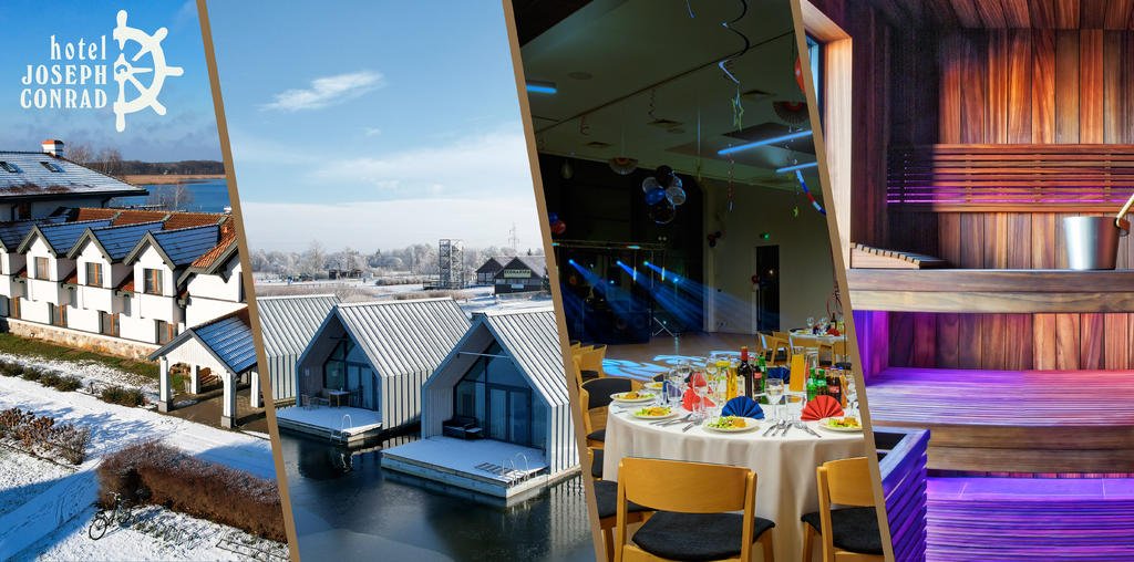 Sylwester na Mazurach w stylu amerykańskim w kameralnym hotelu nad jeziorem