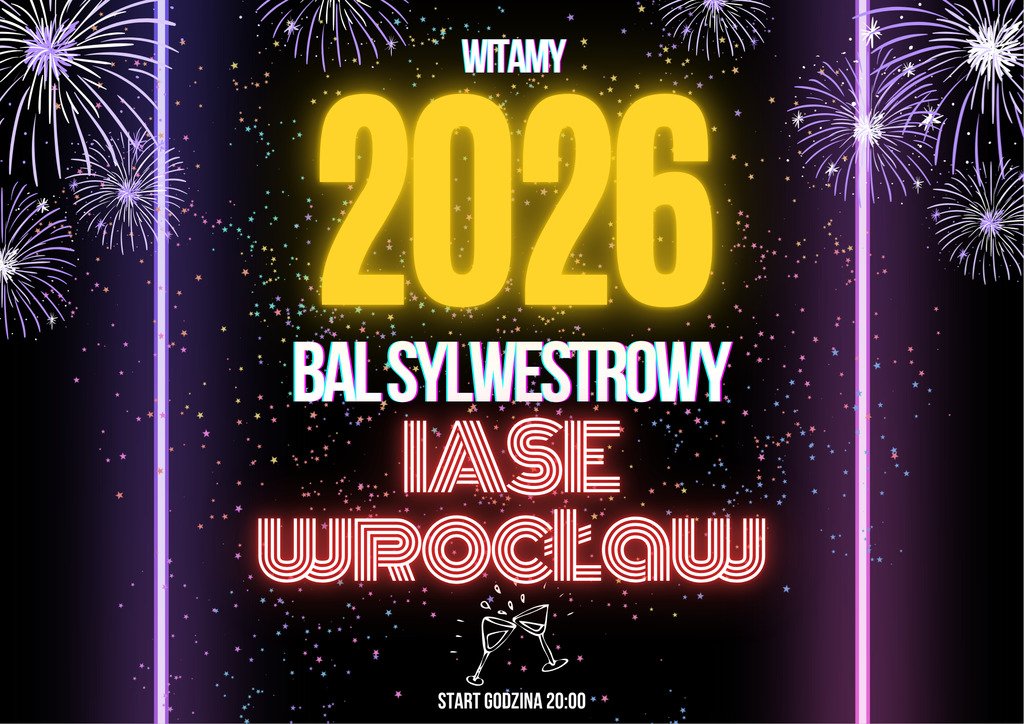 Bal Sylwestrowy w sali bankietowej IASE (obok Hali Stulecia)