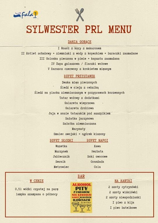 Sylwerter w stylu PRL na Fali 1 w Łazach k. Mielna