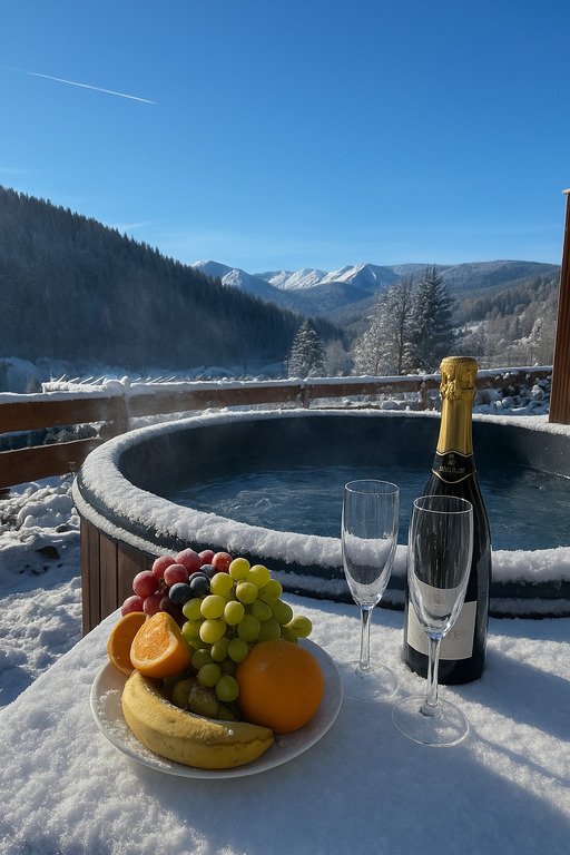 Relaks w bali z widokiem na góry, szusowanie w Zieleńcu 