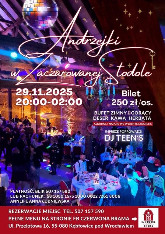 Andrzejki w Zaczarowanej Stodole 