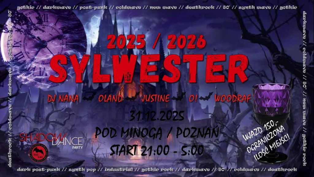 Sylwester 2025/2026 z Shadow Dance Party