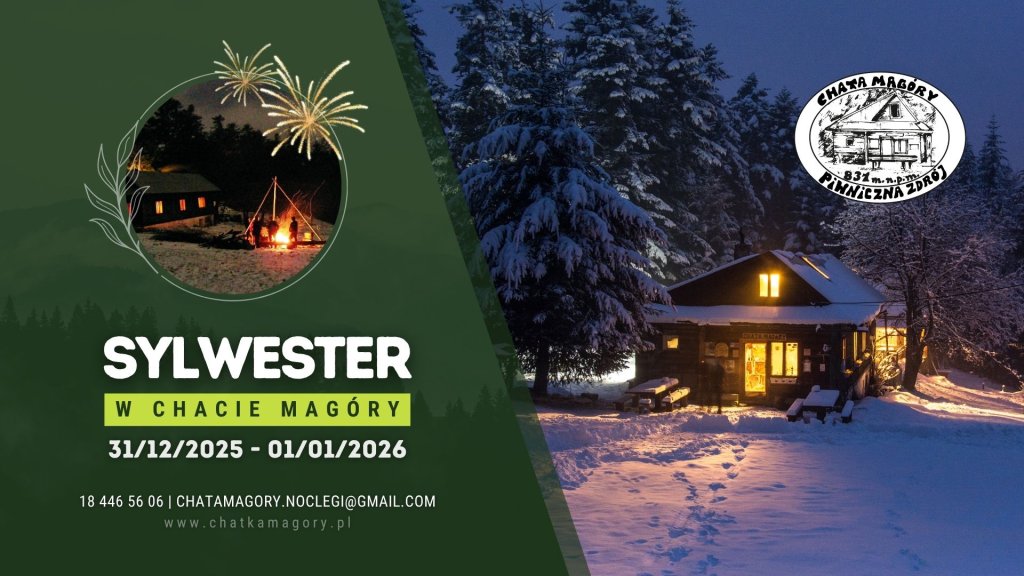 Sylwester dla rodzin w Chatce Magóry