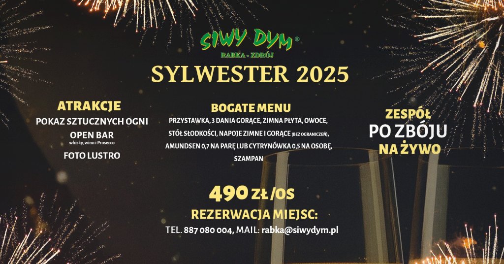 SYLWESTER 2025 w SIWYM DYMIE!