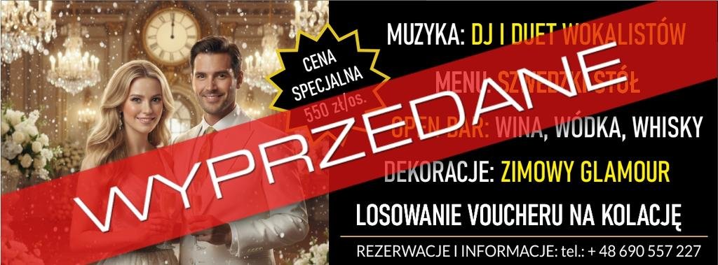 SPRZEDAŻ BILETÓW ZAKOŃCZONA