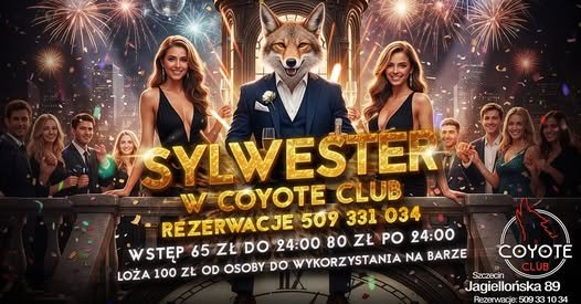 Przywitaj Nowy Rok z Coyote Club