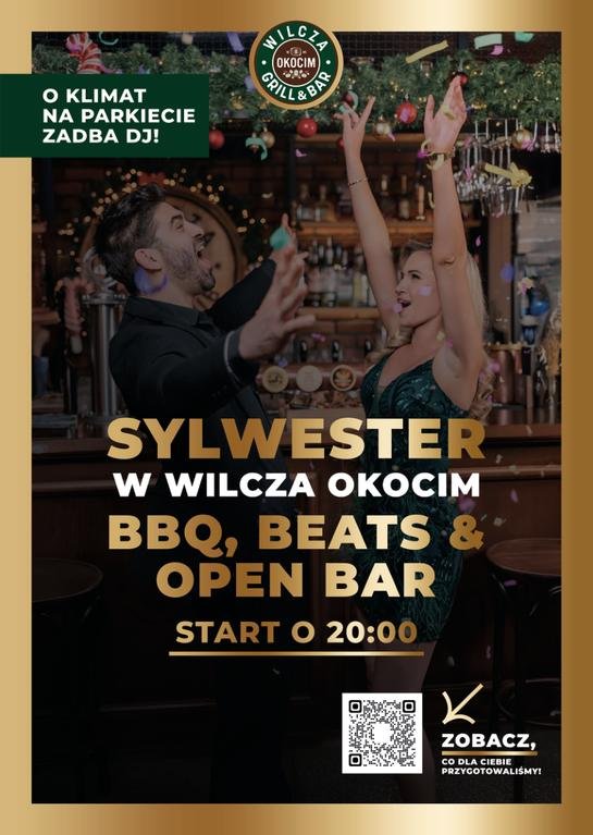 Wilcza Okocim - Sylwester 2026 BBQ, Beats & Open Bar