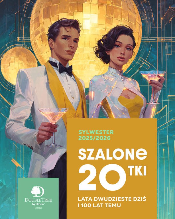 Sylwester 2025/2026 - szalone 20-tki: lata dwudzieste dziś i 100 lat temu