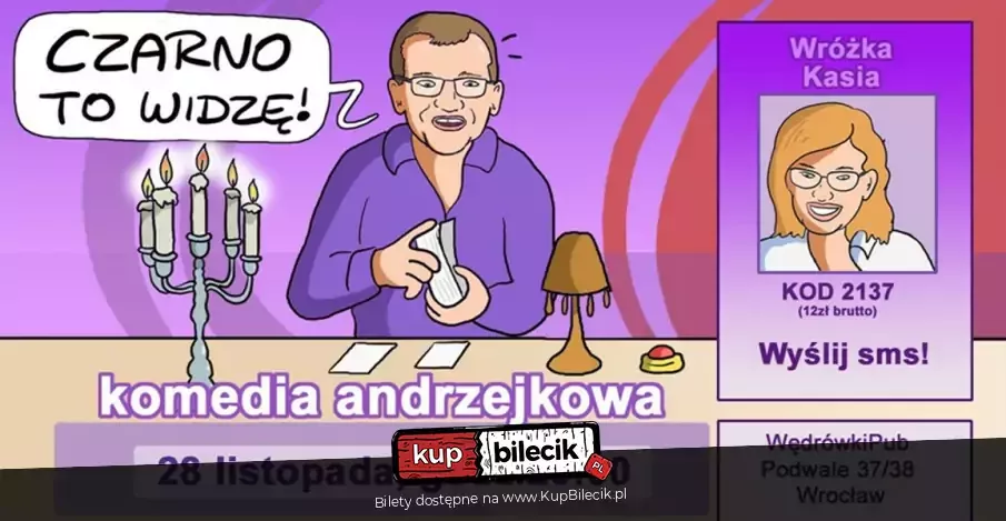 Czarno to widzę - komedia andrzejkowa