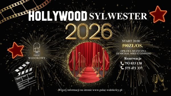 Sylwester Hollywood w Pałacu Widokowym