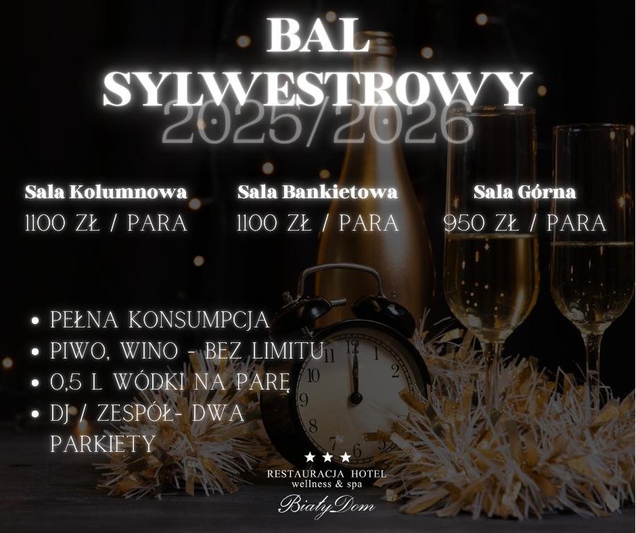 Bal Sylwestrowy w Białym Domu w Paniówkach pod Katowicami
