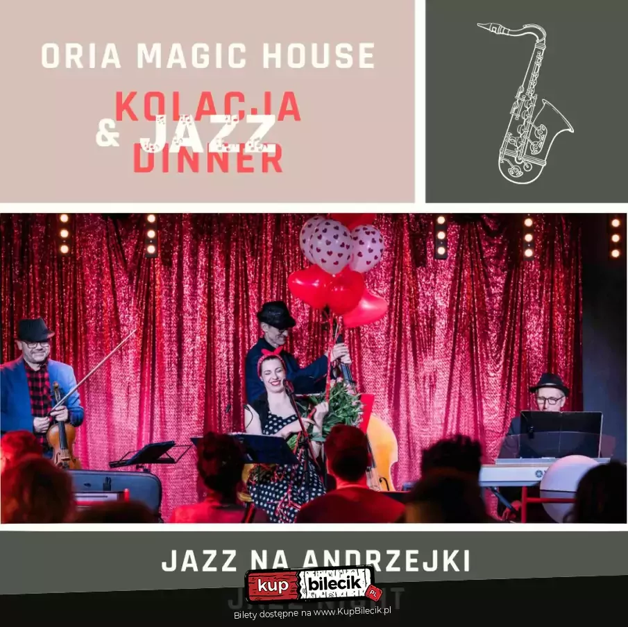 Jazz na Andrzejki w romantycznej restauracji nad samą Motławą w sercu Gdańska