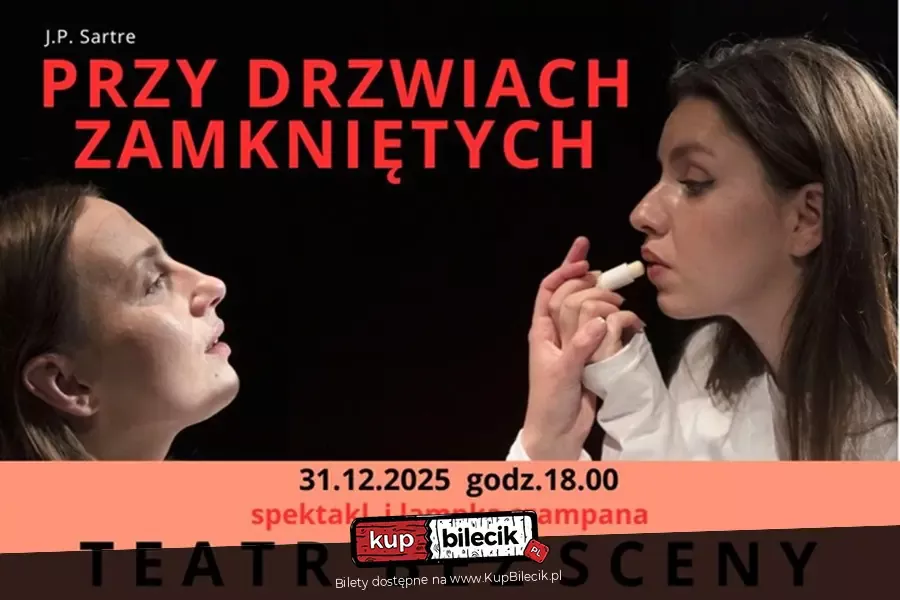 Spektakl w Sylwestra o godz. 18.00 w Teatrze Bez Sceny