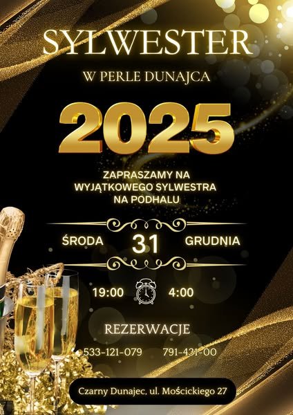 Sylwester Perła Dunajca Restauracja&Sala Bankietowa