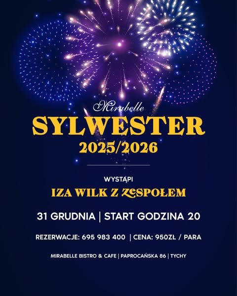 Sylwester w Mirabelle Bistro & Cafe