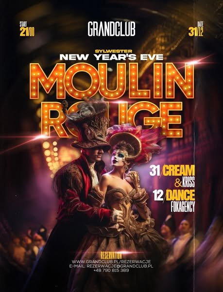 SYLWESTER MOULIN ROUGE NIGHT