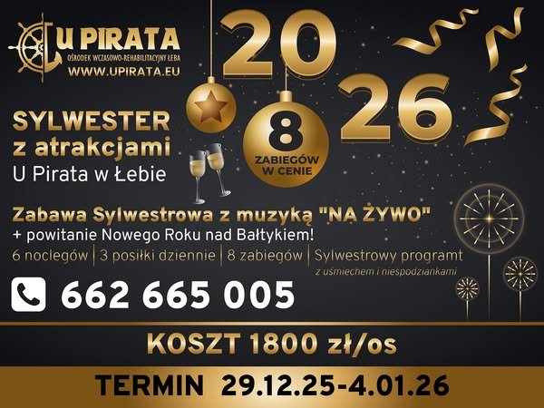 Sylwester z atrakcjami U Pirata