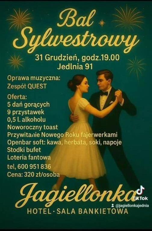 BAL SYLWESTROWY w JAGIELLONCE