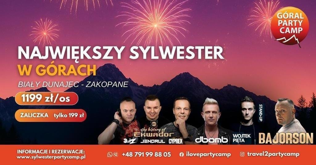 GÓRAL PARTY CAMP - Zakopane - Biały Dunajec - BAJORSON D BOMB & EKWADOR DJ TEAM