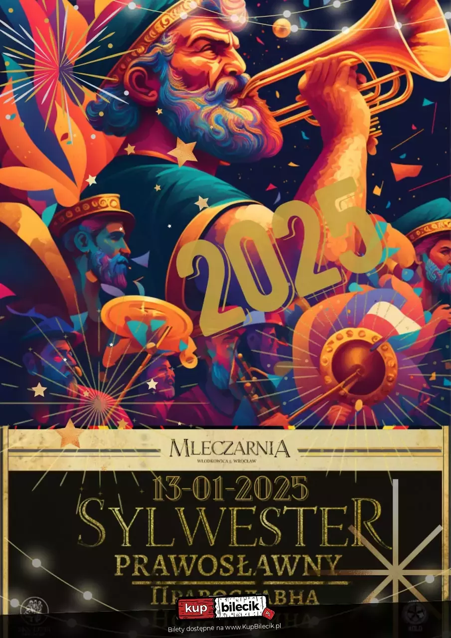 SYLWESTER Prawosławny 2025/26 w MLECZARNI we Wrocławiu