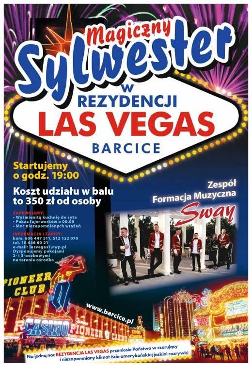 Pobyt Sylwestrowy w Rezydencji Las Vegas z atrakcjami KULIG,BAL,DYSKOTEKA!