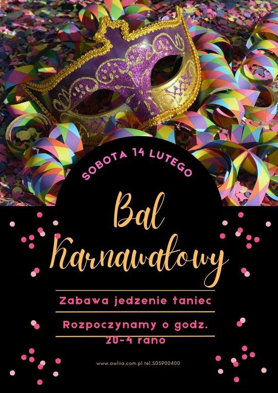 Bal Karnawałowy Walentynki 2026 w Avilla