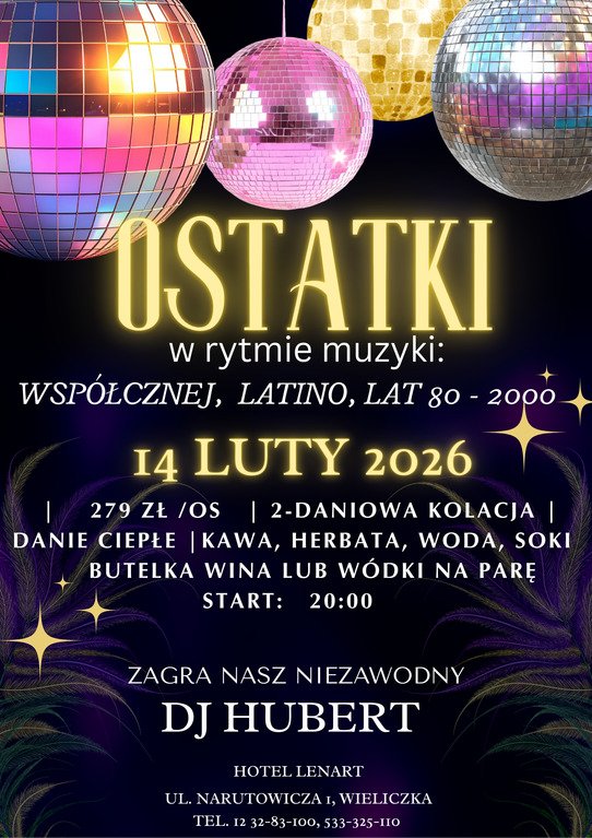 OSTATKI 2026 Roztańczone Zakończenie Karnawału