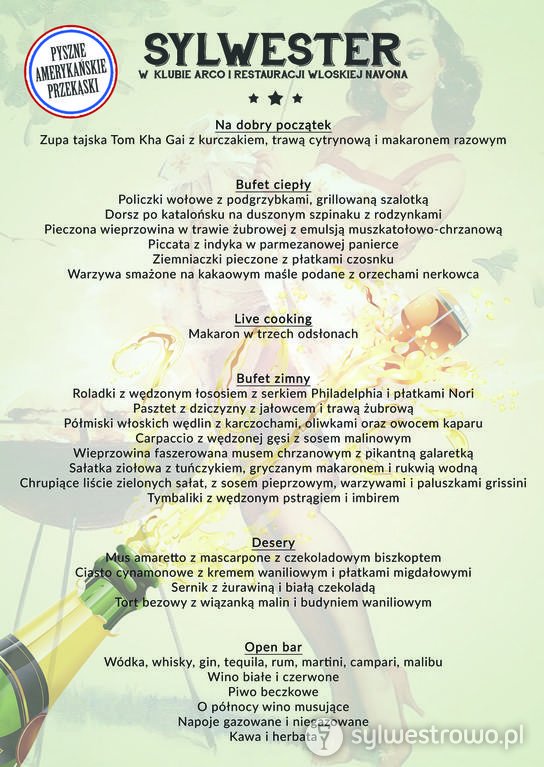 Nasze sylwestrowe menu :) 